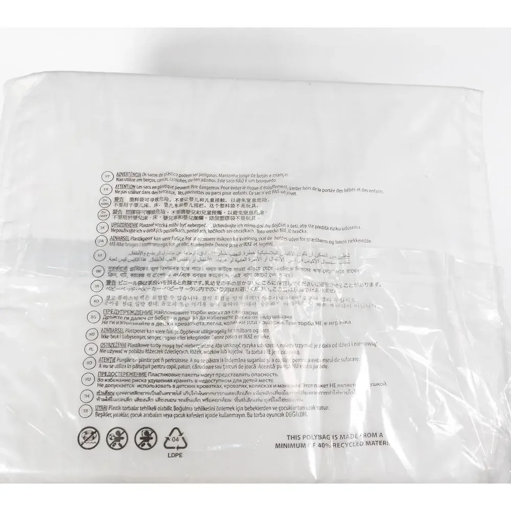 New Ralph Lauren Organic Cotton Percale Palmer Twin Flat Sheet White/Polo Navy